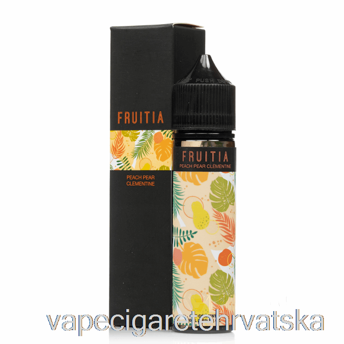 Vape Hrvatska Breskva Kruška Klementina - Fruitia - 60ml 0mg